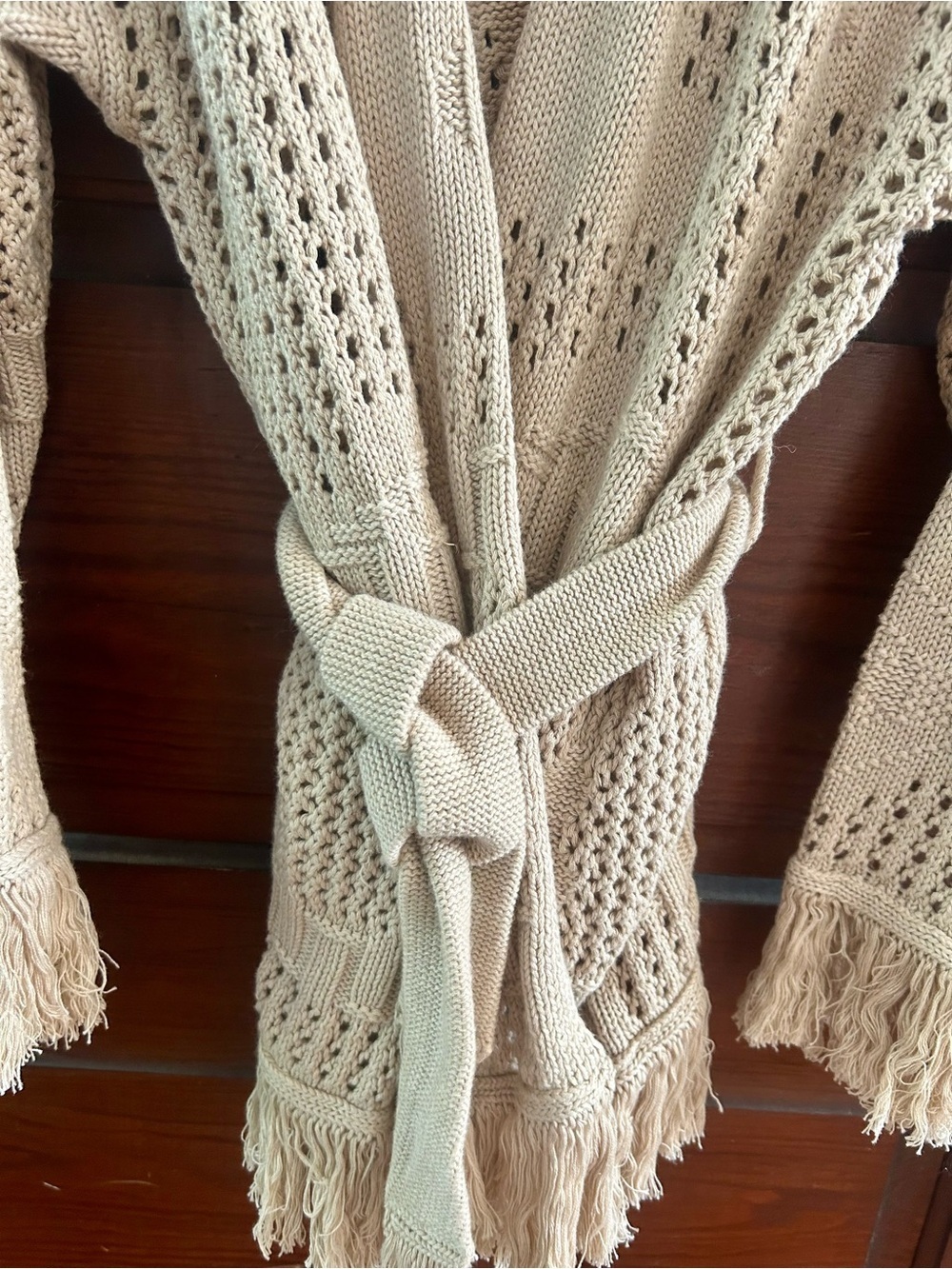 Anthropologie MISA Los Angeles Remi Fringed Cardigan🔥🔥New WithOUT Tags🔥🔥Sz Large - Picture 6 of 12